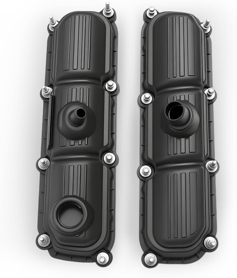 Left and Right Engine Valve Cover with Gaskets, for Chrysler Pacifica 2005-2008, for Town&Country 2004-2010, for Dodge Grand Caravan 2004-2010, for Jeep Wrangler 2007-2011,4648980AB