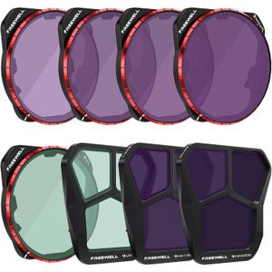 Freewell All Day 8 Pack ND/PL, ND, UV, CPL Filters Compatible with Mavic 3 Pro/Mavic 3 Pro Cine