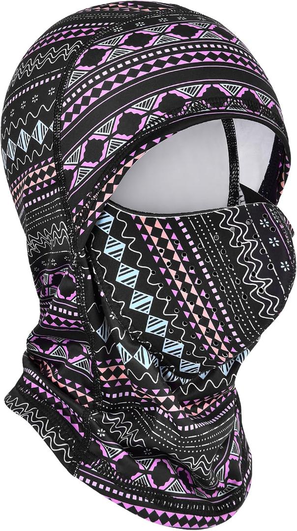 Kids Ski Mask, Winter Warm Breathable Balaclava for Boys&Girls, Windproof Kids Fleece Neck Warmer for Skiing