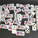 PRK 14 Dominican Republic Double Six Dominoes Novelty Size Tiles for Endless Dominos (No Box Just Tiles)