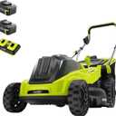 SnapFresh Electric Lawn Mower - 40V 16 Cordless Lawn Mower with 4.0Ah Battery x 2 and Fast Charger Included - Battery Operated Push Lawn Mowers with Bagger, Brushless Motor