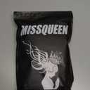 MISSQUEEN Short Blonde Wig with Bangs Synthetic Wavy Blonde Bob Wig Curly Heat Resistant Ombre Blonde Hair Wig for Women Daily Party Halloween Use