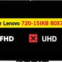 15.6" LCD Touch Screen Display Replacement Assembly with Bezel for Lenovo Yoga 720-15IKB B156HAN02.0 5D10M42889 5D10M42864 5D10N24289 FHD 1920 * 1080 30pins