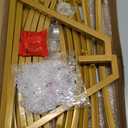 Wokceer Round Backdrop Stand 5FT Circle Balloon Arch Frame Circle Backdrop Stand Gold Round Arch for Wedding Birthday Party Bridal Shower Anniversary Event Ceremony Decoration