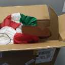 Joiedomi 6 FT Christmas Inflatable Santa with Gift Bag, Blow Up Xmas Inflatable Decorations with Build in LEDs for Christmas Decor, Yard Outdoor Garden Lawn Winter Decorations