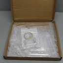 YestBuy 4 Tier Cupcake Stand Acrylic Tower Display with LED Light Premium Holder Dessert Tree Tower for Birthday Cady Bar Dcor Weddings, Parties Events (Yellow Light)