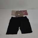 FULLSOFT 4 Pack Biker Shorts for Women with Pockets  8" High Waisted Tummy Control Workout Yoga Running Shorts (Large-X-Large, 4 Pack Black/Deep Red/Mocha/Khaki)