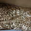 40 Pcs Decor Fake Leaves for Christmas Decor Gold Leaf Artificiales para Table Wedding Home Room Office Decoracion (21inch)