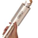 TYMO CurlPro Plus Automatic Rotating Curling Iron - Upgraded Long Barrel Curling Wand for Long Hair & Loose Waves, Ceramic Hair Curler for Women, Anti-Scald, 600M Ionic, Dual Voltage, Gold, 1 1/2 Inch
