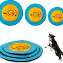 3 Packs Nylon Interactive Dog Flying Disc - Floating Dog Toys for Aggressive chewers - Water Toys for Dogs