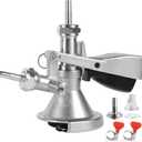 All Stainless Steel A Type Keg Coupler German Slider Style Keg Coupler Beer Keg Tap Dispenser for I.D 5/16 Draft Beer Line Beer Barrel Coupler A System Keg Coupler with Relief Valve