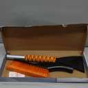 EcoNour 27" Aluminum Ice Scrapers for Car Windshield | Car Snow Scraper Window and Snow Brush with Ergonomic Foam Grip Winter Accessories (Orange)