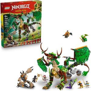 LEGO NINJAGO The Dragon of Life Building Toy for Boys & Girls - Poseable Dragon Toy Figure & Playset for Kids, Ages 9+ - W/Mini Mech & 8 Minifigures for Pretend Play - Gift Idea for Birthdays - 71859