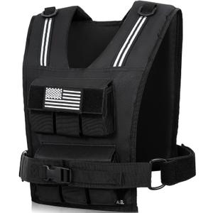 BAGAIL Weighted Vest Men, 20lb/30lb/40lb Adjustable Weight Vest for Woman with Removable Iron Weights, Womens Rucking Vest for Walking, Workout, Running, Strength Training