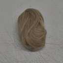 Claw Clip Short Ponytail Messy Bun Hair Piece Bendable Hair Branch Extensions Fluffy Wavy Curly Synthetic Versatile Sunny Blonde Hairpieces