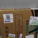 Crestlive Products Aluminum Outdoor Side Table, Pool Lounge Chair Side Table, Weather Resistant Small Square Coffee End Table for Patio, Yard, Garden, Porch, Deck, Indoor, Outdoor (Black)