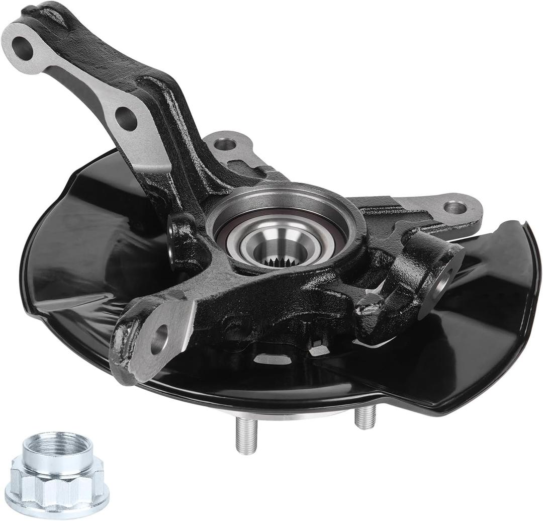 TadaMark Front Left Steering Knuckle & Wheel Bearing Hub Assembly Fit for 2012 Honda Civic 1.5L 1.8L (Note: Not for SI model), LK097, 51216-TR3-Y00, 51216-TR0-A00, Driver Side
