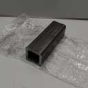 Zonon Square Hot Rolled Steel Tube, 2" x 2", 1/4" Wall Thickness, 6" Length Steel Square Tubing for Industrial Accessories