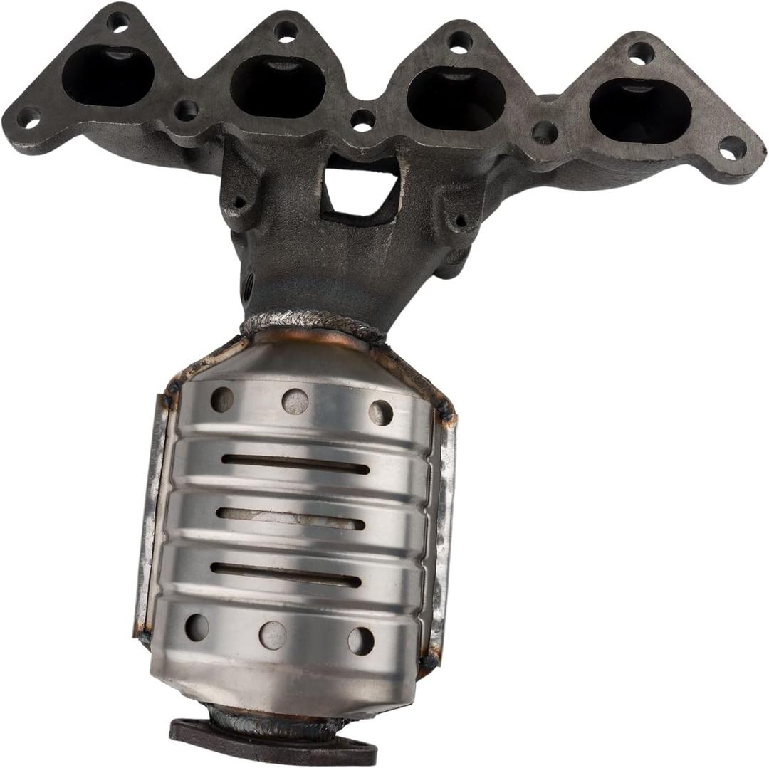PHILTOP Straight Outlet Catalytic Converter High Flow Performance Compatible With 2004-2012 Elantra 2L, 2007 2008 Tiburon 2L, 2005-2009 Spectra5/Spectra 2L, 2010 2011 Soul 2L, 16472(EPA Compliant)