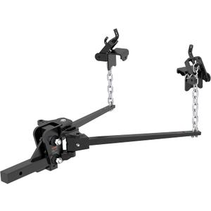 CURT 17300 Long Trunnion Bar Weight Distribution Hitch, Up to 6K, 2-Inch Shank (6k lbs. Capacity)