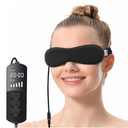 Aroma Season Heated Eye Mask for Dry Eyes, Warm Eye Compress with Flaxseed Graphene FIR for MGD, Dry Eye Syndrome, Chalazion Blepharitis Treatment, Steam Moist Heat Therapy to Unclog Glands (Black)