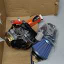 GY6 50cc Carburetor for 49cc 50cc Scooter Moped Carburetor, 139QMB High Performance 4-Stroke Carb with Intake Manifold, Fits PD18J Engine