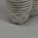 120Pcs Winter Snack Cups 12 Oz Gold Silver Snowflake Ice Cream Cups Christmas Dessert Disposable Soup Bowls Winter Paper Cup Container for Hot or Cold Food Candies Holiday Snowflake Party Decorations