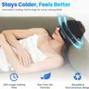 Migraine Relief Cap, Reusable Headache Relief Cap with Hot & Cold Therapy, Soothing Headache Hat, Odorless Gel Ice Head Wrap for Tension, Stress & Sinus, Headache & Puffy Eyes (M)
