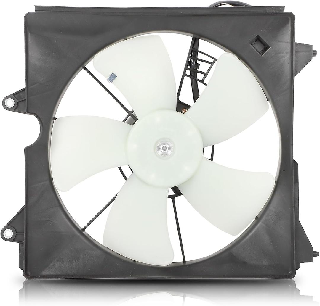 SCITOO Engine Cooling Fan Assembly Compatible with Acura for R-D-X 2013-2018; for Honda for A-ccord 2008-2012; for A-ccord C-rosstour 2010-2011; for C-rosstour 2012-2015; 3.5L; Replace 601190