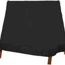 XJKLBYQ Outdoor Swing Cover Waterproof UV Resistant Patio Swing Cover 72x55x67'' Swing Cover Weather Protector Outdoor Furniture Chair Covers with Drawstring Hammock Cover, Porch Swing Cover,2 pack