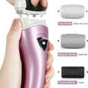 Electric Feet Callus Removers Rechargeable,Portable Electronic Foot File Pedicure Tools, Electric Callus Remover Kit,Professional Pedi Feet Care Perfect for Dead,Hard Cracked Dry Skin