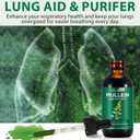 2 Pack Mullein Drops for Lungs, Natural Mullein Herbal Supplements, Mullein Leaf Extract for Lung Cleanse and Respiratory Support, 2.02 fl oz