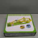 3-Tier Large Puzzle Race Car Track Set for Kids 3-5, Puzzle Tracks Car Play Set, Race Tracks Toys for Toddler Boys 3 4 5 6 Year Old, Birthday Gifts for Kids 3 4 5 6 7 8 Year Old Boys Girls