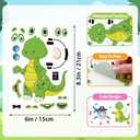 24 Sheets 8.27''5.9'' Make Your Own Stickers for Kids Toddlers, Make a Face Stickers Mix and Match with Unicorns Dinosaur Horse and Sea Animals for Kids Party Favors Activities
