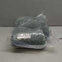 Green Bathroom Rug Chenille 3-Piece Extra Soft and Absorbent Shag Bath Mat Set, Machine Wash Bathroom Rug Set, Strong PVC Non-Slip Underside, Plush Carpet Bath Mat (Dark Green