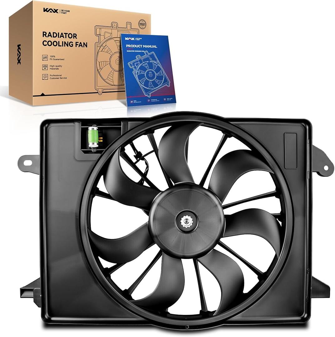 KAX Engine Radiator Cooling Fan for 2009-2010 Charger/300 2.7/3.5/6.1L