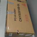 Iwell Bathroom Medicine Cabinet with Mirror, Bathroom Wall Cabinet with 2 Adjustable Shelves & 6 Open Shelves, Medicine Cabinet Organizer, Bathroom Cabinet Wall Mounted, White