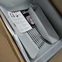 Omega Paw Roll 'n Clean Self Cleaning Litter Box, Brown, Large