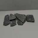Unocho Aquarium Rocks 5lb Natural Slate Stone for Aquascaping Reptile Basking Platforms Terrariums Vivariums Paludariums Bonsai Miniature Fairy Gardens(2-4 inches), PCS 6