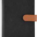 The Passport Wallet - Premium Travel Passport Wallet and Cover with Secure Magnetic Strap, Multiple Card Slots, & Concealed AirTag Slot- Ideal for International Travelers - Black