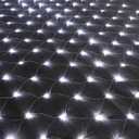 Christmas Net Lights Outdoor Mesh Lights 200 LED Net Mesh String Lights Plug in 9.8ft x 6.6ft Fairy Lights W/8 Modes Waterproof Lights for bushes,shrubs,Indoor,Christmas Tree,Halloween Decorations