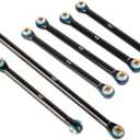 KYX Racing CNC Machined Aluminum Link Set Linkages Upgrades Parts Accessories for 1/18 RC Car Axial Capra UTB18