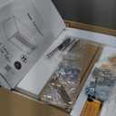 Floating Nightstand, Small Modern Floating Nightstand with Drawer, Floating Shelves for Bedroom, Bathroom (Oak Rattan)