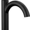 Delta Nicoli Matte Black Bathroom Faucet 1 Hole, Single Hole Bathroom Sink Faucet for Vanity, Push-Pop Drain Assembly, Matte Black 15749LF-BL