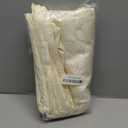 Romanstile Jacquard Rectangle Tablecloth, Waterproof Elegant Damask Curly Floral Pattern Table Cloth, Washable Decorative Polyester Table Cover for Kitchen/Dining/Parties - Beige, 60 x 84 Inch