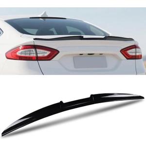 Glossy Black Truck Spoiler Fit for Ford Fusion 2013-2020Abs Material Rear Spoiler Wing Lip,Punch-Free Installation Rear Tail Wing