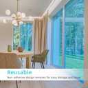 Filmgoo Window Privacy Film One Way Daytime Mirror Tint Treatments UV Heat Control Vinyl Stickers Sun Block Glass Paper Door Covering Reflective (Light Blue Silver, 17.5 Inch x 15.7 Feet)