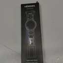 Nereides Band Compatible with Samsung Galaxy Watch 7 6 5 4 40mm 44mm/ Watch 6 4 Classic/Watch 5 Pro/Watch 3 Classic 41mm/Active 2, 20mm Nylon Replacement Sports Strap for Men Women(Black, L)