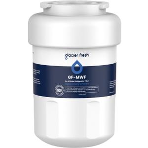 GLACIER FRESH Replacement for MWF Refrigerator Water Filters, SmartWater MWFP, MWFA, GWF, HDX FMG-1, WFC1201, RWF1060, 197D6321P006, Kenmore 9991, 1 Pack (White)