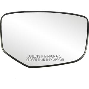 Fit System Passenger Side Non-heated Mirror Glass w/backing plate, Honda Accord, 4 7/8" x 7 5/8" x 7 3/4", will not fit Crosstour